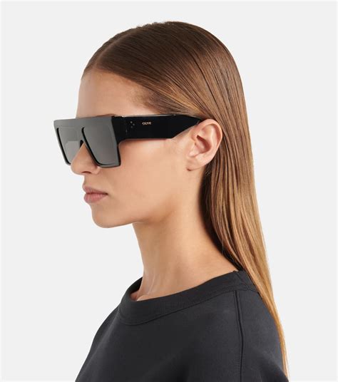 celine flat top sunglasses ebay|celine transparent sunglasses.